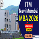 ITM Navi Mumbai MBA iConnect Admission 2026–28 Begins; Apply Online @itm.edu